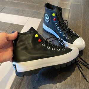 Converse all star high top platforms